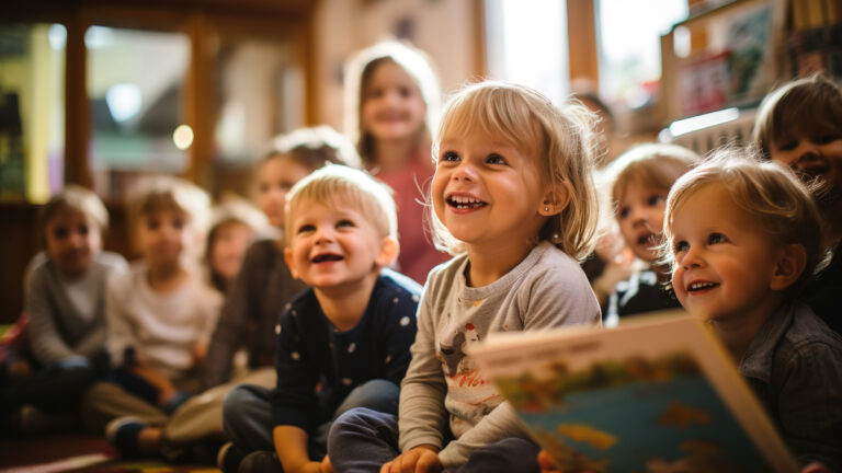 Kinder im Kindergarten